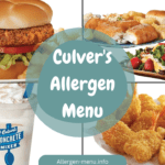 Culver's Allergen Menu