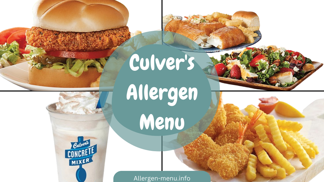 Culver's Allergen Menu (2024) Allergen Menu