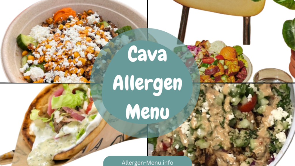 Cava Allergen Menu