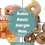 Dunkin Donuts Allergen Menu