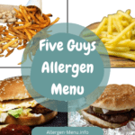 Five Guys Allergen Menu