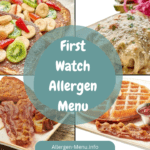 First Watch Allergen Menu