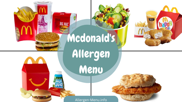 Mcdonald's Allergen Menu