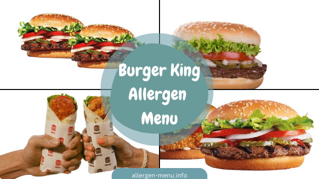 Burger King Allergen Menu