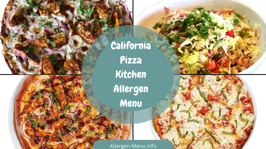 California Pizza Kitchen Allergen Menu