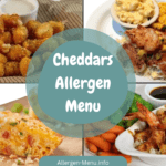 Cheddars Allergen Menu