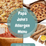 Papa John's Allergen Menu