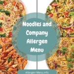 Noodles and Company Allergen Menu