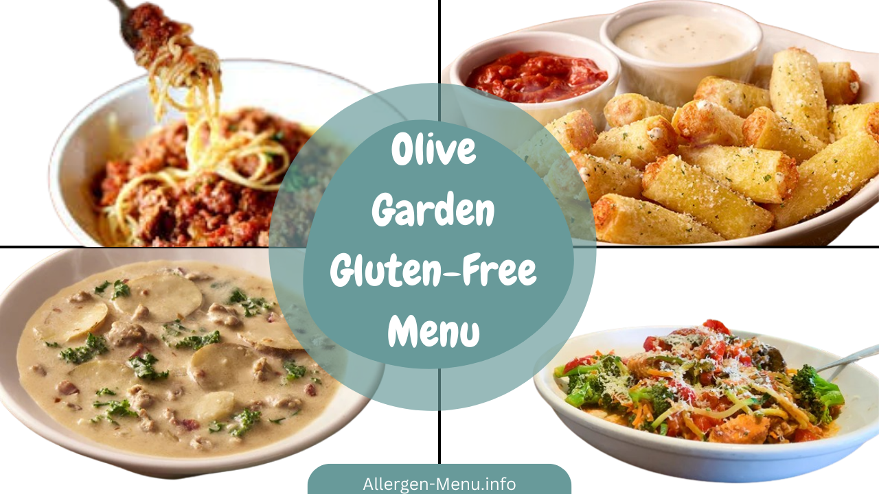 Olive Garden GlutenFree Menu (2024) Allergen Menu