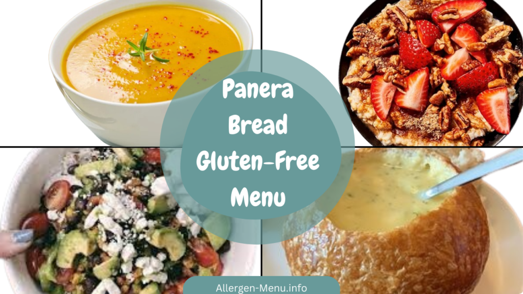 Panera Gluten-Free Menu