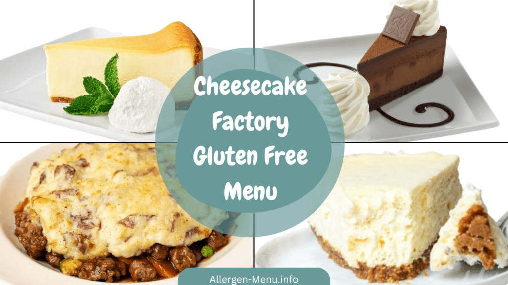 Cheesecake Factory Gluten Free Menu